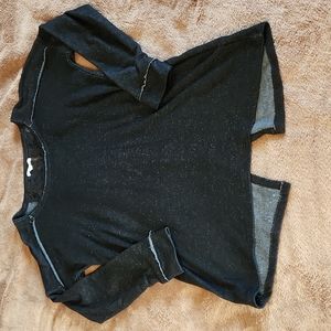 Maurices black long sleeve lightweight casual sweatshirt Medium